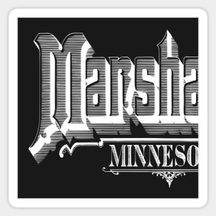 Vintage Marshall, MN Sticker